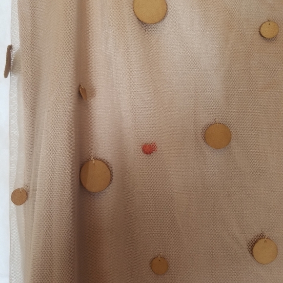 lorella braglia 3d midi tan skirt - Picture 7 of 9